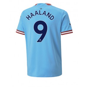 Manchester City Erling Haaland #9 Hemmatröja 2022-23 Kortärmad